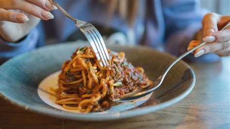 Spaghetti con cucchiaio