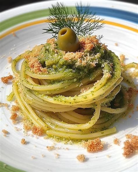 Spaghetti con finocchietto e mollica