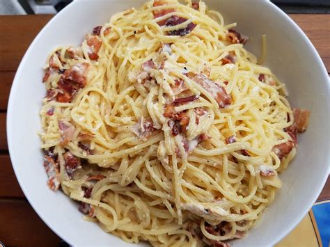 Spaghetti con pancetta