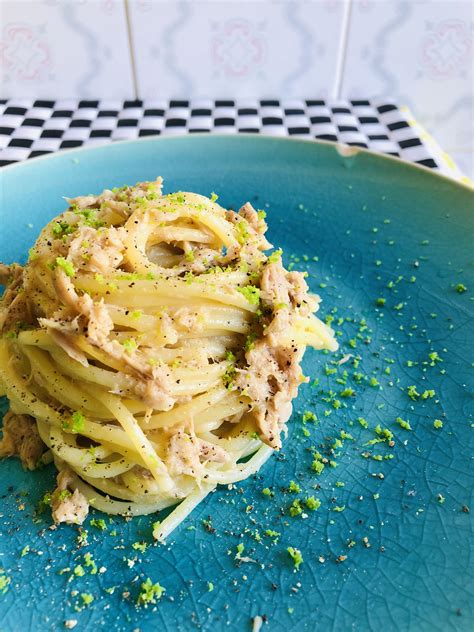 Spaghetti tonno e lime