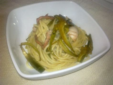 Spaghetti trafilati in oro con carciofi e polipetti