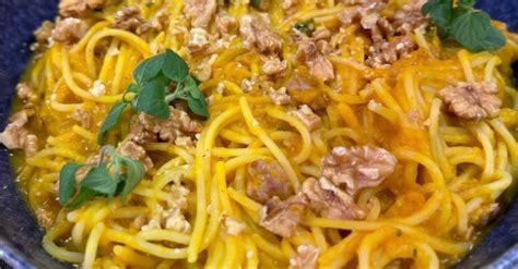 Spaghetti zucca e salsiccia