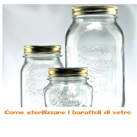 Sterilizzazione barattoli