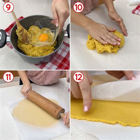 Stesura dell'impasto e farcitura