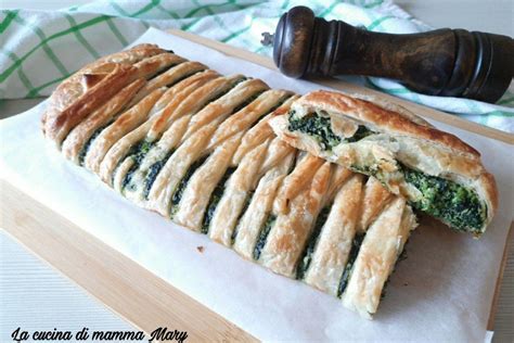 Strudel con ricotta e spinaci