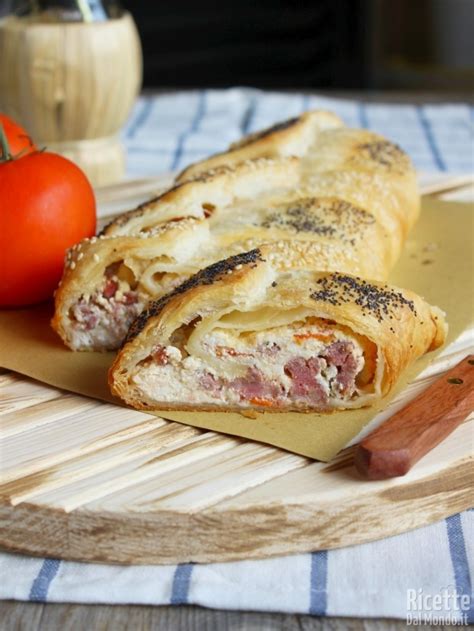 Strudel di ricotta e salsiccia