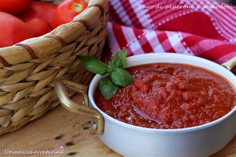 Sugo di pomodori e peperoni