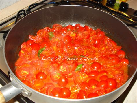 Sugo di pomodorini freschi