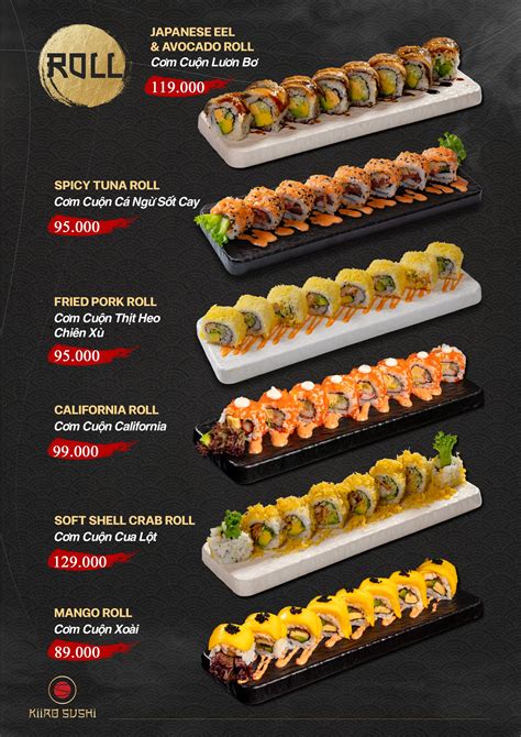 Sushi Rolls Kiiro Sushi