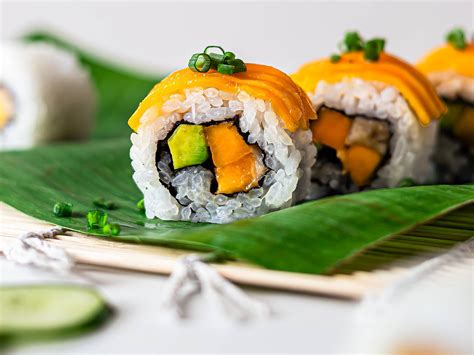 Sushi con Mango