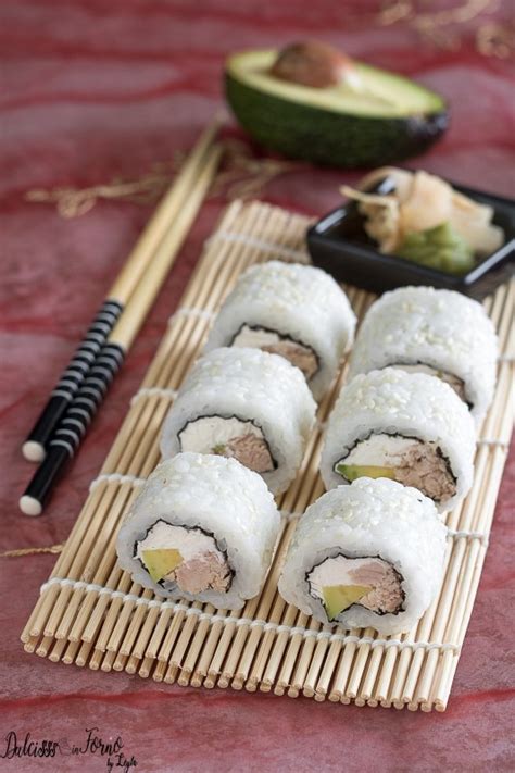 Sushi senza pesce crudo