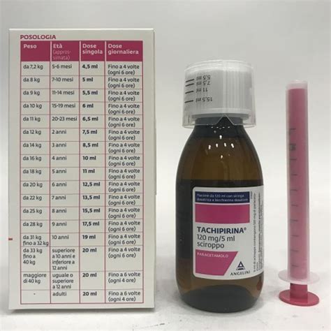 Tachipirina sciroppo bambini
