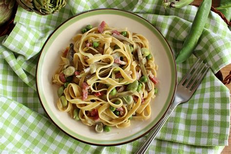 Tagliatelle alla Vignarola
