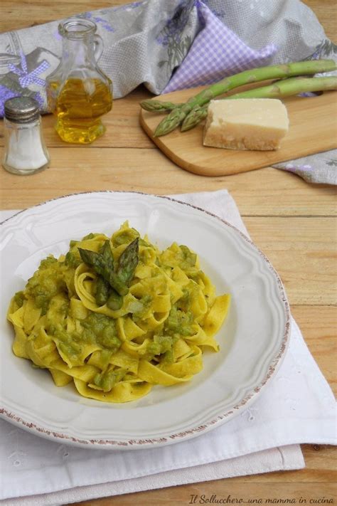 Tagliatelle alla crema di asparagi