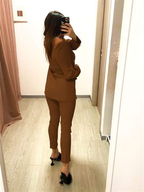 Tailleur pantalone marrone