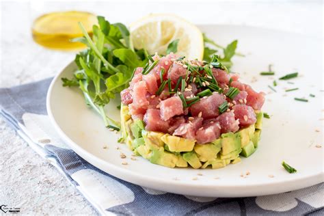 Tartare di tonno e avocado