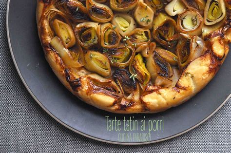 Tarte tatin di porri