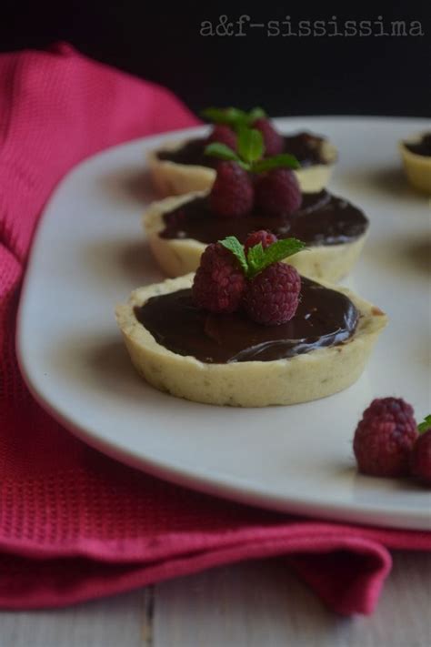 Tartellette Lamponi e Cioccolato