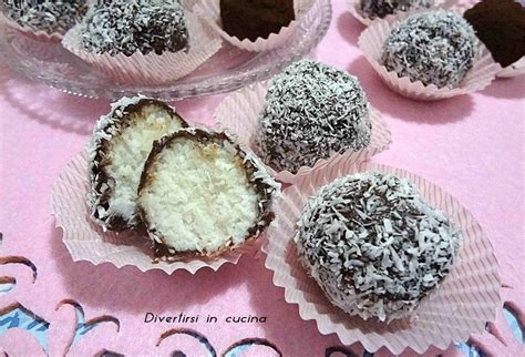 Tartufini al Cioccolato con Cocco