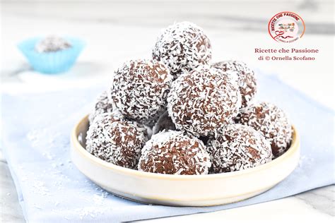 Tartufini con Latte Condensato e Biscotti