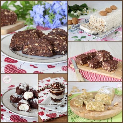 Tavola di dolci senza cioccolato