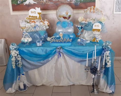 Tavolo torta prima comunione