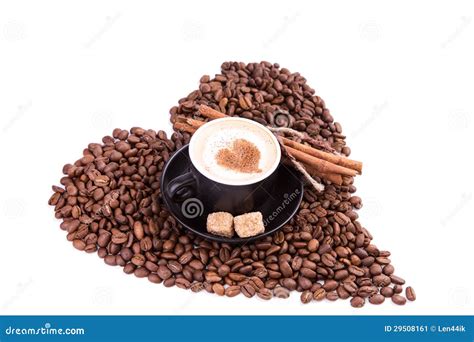 Tazza di caffè con cannella