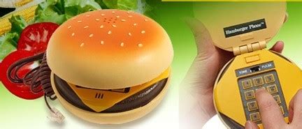 Telefono a forma di hamburger
