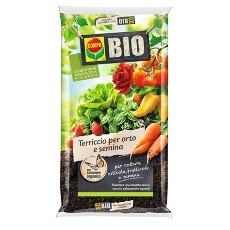 Terriccio COMPO Bio per Orto e Semina