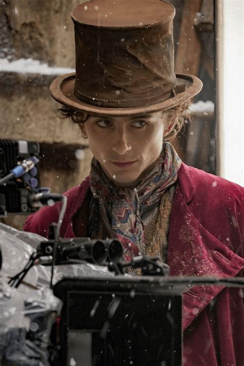 Timothée Chalamet nei panni di Willy Wonka