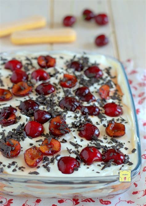 Tiramisù alle ciliegie