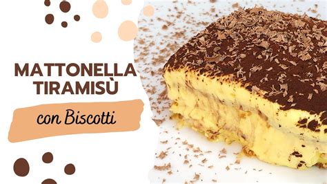 Tiramisù con Biscotti Oro Saiwa