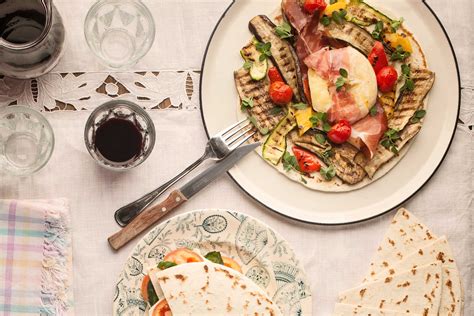 Tomino con speck e verdure