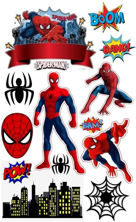 Topper Torta Spiderman