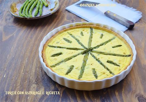 Torta Asparagi e Ricotta con Decorazione
