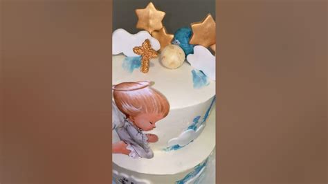 Torta Battesimo Angioletto