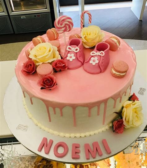 Torta Battesimo Rosa