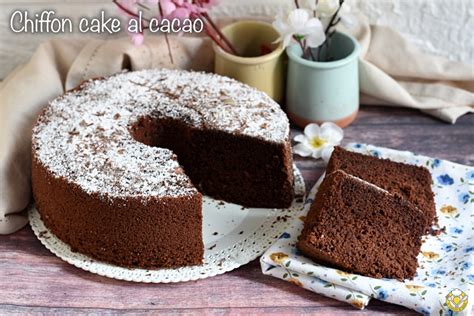 Torta Chiffon al Cacao