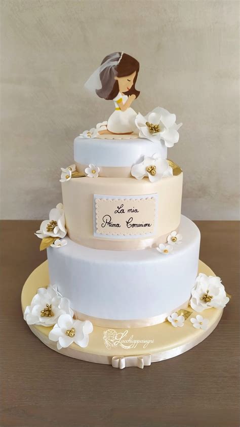 Torta Comunione Elegante