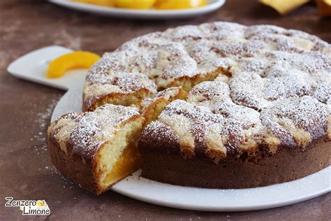 Torta Mascarpone e Pesche Sciroppate