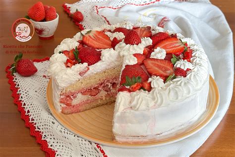 Torta Panna e Fragole