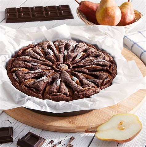 Torta Pere e Cioccolato Senza Uova