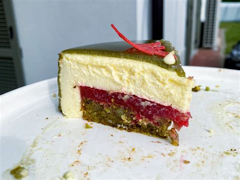 Torta Pistacchio e Lamponi