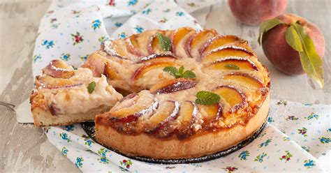 Torta Ricotta e Pesche