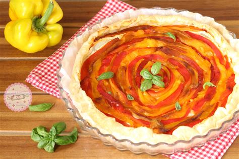 Torta Rustica Peperoni e Salsiccia