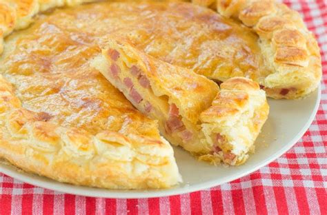 Torta Rustica Senza Formaggio con Prosciutto Cotto