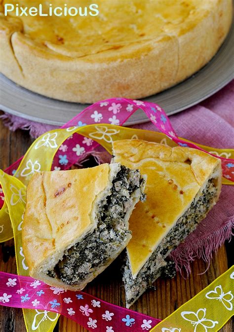 Torta Rustica con Bietoline, Ricotta e Salsiccia
