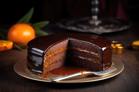 Torta Sacher con glassa al cioccolato