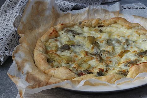 Torta Salata Carciofi e Salsiccia