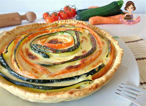 Torta Salata Carote e Zucchine